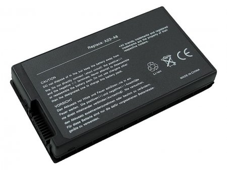 Аккумулятор для Asus F8 X80 Z99 A8  (11.1V 4400mAh) P/N: A32-A8, A42-A8, 70-NF51B1000