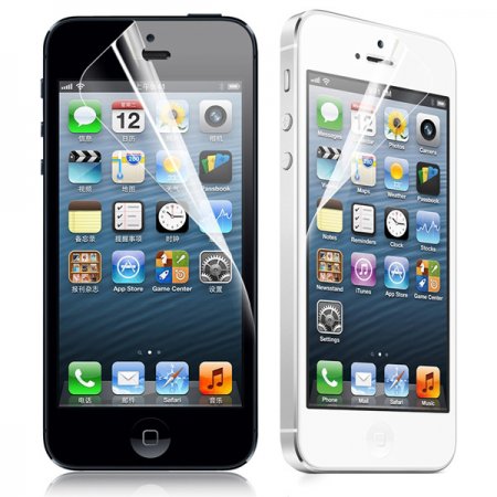 Защитная пленка iPhone 5 (на обе стороны)  матовая