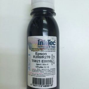 Чернила Epson R200/R270 (InkTec) T0821 E0010, black , 0,1 л.