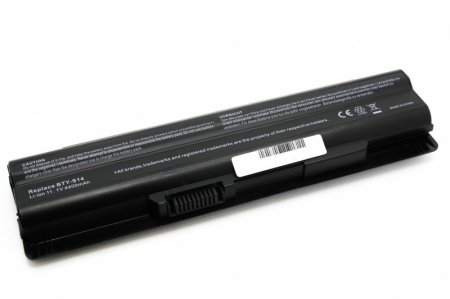 Аккумулятор для ноутбука DNS MSI CX650 FR400 FR600 FR700 FX400 (11.1V 4400mAh) BTY-S15, BTY-S14