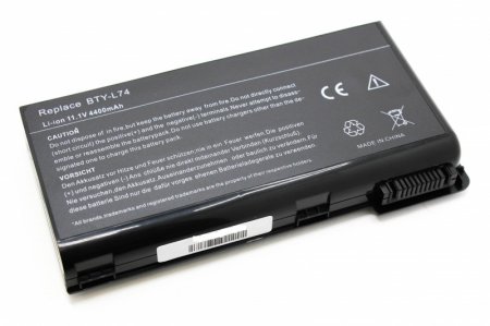 Аккумулятор для ноутбука DNS MSI CR630 CX500 CX620 (11.1V 4400mAh)  P/N: BTY-L74, BTY-L75, MS-1682
