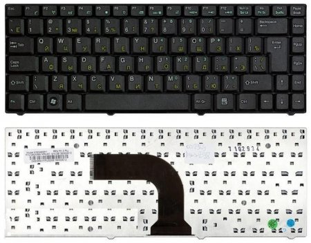 Клавиатура для Asus Z98 C90 Z37 Z97 (p/n: K020462H1, 04GNMA1KRU00, k020462h1, 04gnma1kru00)