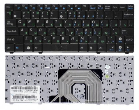 Клавиатура для Asus Eее PC 900HA S101 T91 Черная (P/n: V100462BS1 RU, 0KNA-094RU01)