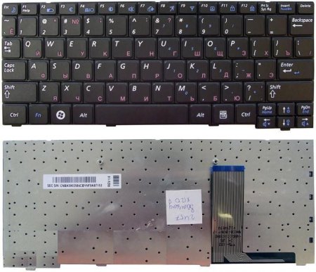 Клавиатура для ноутбука Samsung  X118  X120 (P/N: V110860AS1-RU BA59-02584C)
