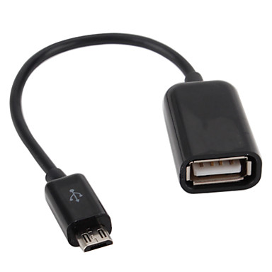 OTG кабель - USB - micro USB (USB вход)