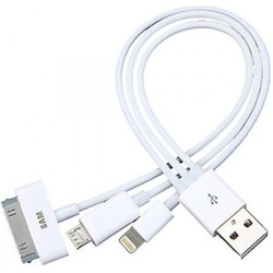 DATA-кабель  USB  4 в 1 iPhone 5/microUSB/iPhone4/P1000