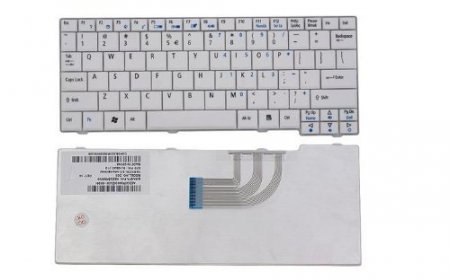 Клавиатура для Acer One D150 D250 531H A110 A150 Белая (P/n: ZG5, 9J.N9482.00R, 9J.N9482.20R)