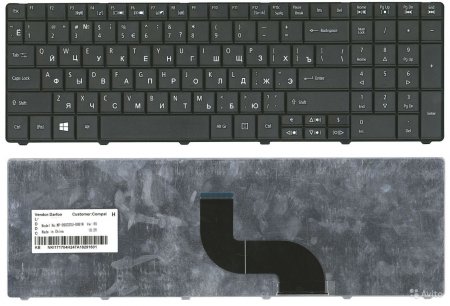 Клавиатура для Acer E1-521 E1-531 E1-571 (p/n: NSK-AU00R, NSK-AUB0R, NSK-AUS0R, NSK-AUQ0R)