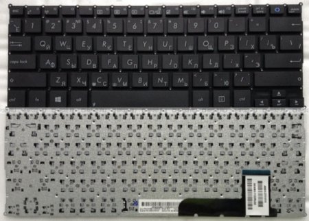 Клавиатура для Asus X200 X201 S200 (P/n: 0KNB0-1122US00, EX2, 9Z.N8KSQ.601, AEEX2U01010)