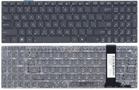 Клавиатура для Asus N56 N76 (p/n: NJ8, 9Z.N8BSQ.10R, 9Z.N8BBQ.G0R, 0KNB0-6120RU00, 0KNB0-6620RU00)