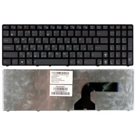 Клавиатура для Asus N53 N52 N50 N60 N61 K52 K53 G53 G72 G73 A52 С рамкой (p/n: KJ3, NSK-UGC0R)