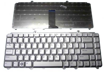 Клавиатура для ноутбука Dell 1520 1525 1545 серебрянная (P/n: NSK-D9201 0JM629, 0NK844, 0RN127)