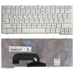 Клавиатура для ноутбука Lenovo S12 Белая (P/N: 25-008393, 25-008399, 25008393, 25008399)