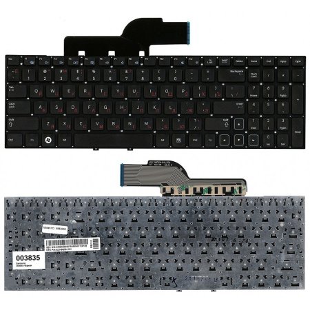 Клавиатура для ноутбука Samsung 300E5A NP300E5V NP350E5C Черная (P/n: 9Z.N5QSN.10R, BA5903075)