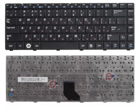 Клавиатура для ноутбука Samsung R520 R518 R515 R513 (P/n: BA59-02486D, BA59-02486C, BA59-02486J)