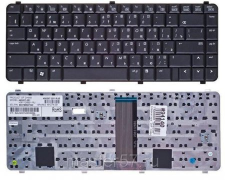 Клавиатура для ноутбука HP Compaq 6530 6730 6530s 6730s CQ511 CQ515 (p/n:491653-001)