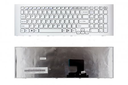 Клавиатура для ноутбука Sony VPC-EJ Белая (P/n: 148972311, V116646H, AEHK2U00020, 148972361)