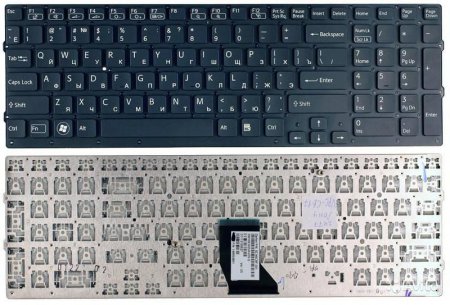 Клавиатура для ноутбука Sony VPC-CB16 CB17 Черная
