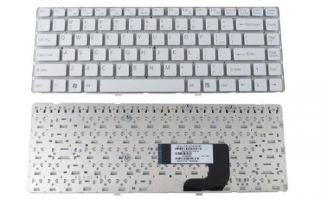 Клавиатура для ноутбука Sony VGN-NW Белая (P/N: 9J.N0U82.A01, S8A01, 148738521, 148737941)