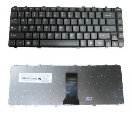 Клавиатура для ноутбука Lenovo Y450 Y460 Y550 Y560 Черная (P/n: 25-008291, V-10120AS1-RU, 25-008389)
