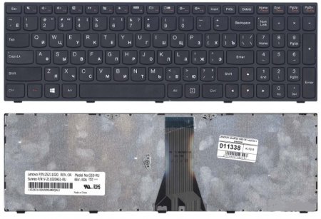 Клавиатура для ноутбука Lenovo G50-30 G50-70 Z50-70 (P/N: 25214725, MP-13Q13US-686, MP-13Q1, T6G1-US)