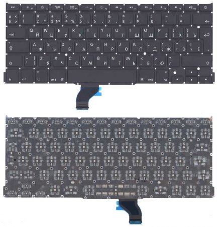 Клавиатура для ноутбука  Apple A1502 RU черная