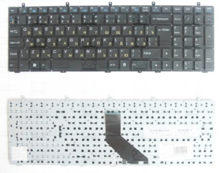 Клавиатура для ноутбука DNS W350, W370, W650, W655, W670 (P/N: MP-12A36SU-430)