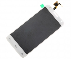 Дисплей Alcatel OT-6036Y (Idol 2 mini S) в сборе с тачскрином белый