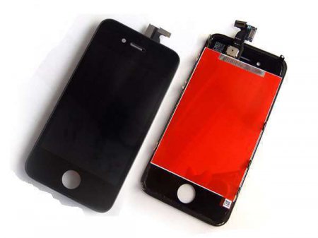 Дисплей Apple iPhone 4 в сборе с тачскрином черный