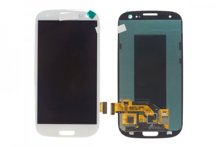 Дисплей Samsung GT-I9300 Galaxy S3 Duos в сборе с тачскрином белый