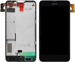 Дисплей Nokia Lumia 630 в сборе с тачскрином черный
