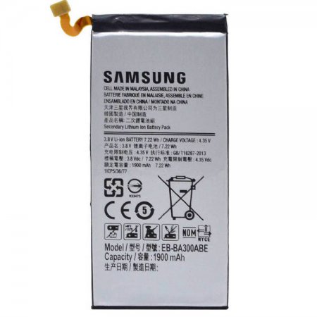 Аккумулятор Samsung Galaxy A3 SM-A300F (EB-BA300ABE) Оригинал